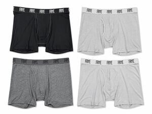 Frye 4.5 Inch Bamboo Blend Boxer Briefs 4 Pack Grey NWT — Size Small